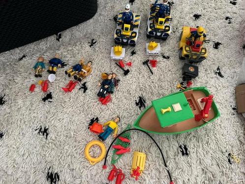 Brandweerman Sam Voertuigen poppetjes speelgoed, Kinderen en Baby's, Speelgoed | Actiefiguren, Zo goed als nieuw, Ophalen of Verzenden