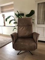 Relaxt fauteuil- taupe kleur - zeer goede staat, Huis en Inrichting, Fauteuils, Ophalen, Zo goed als nieuw, 75 tot 100 cm, 50 tot 75 cm