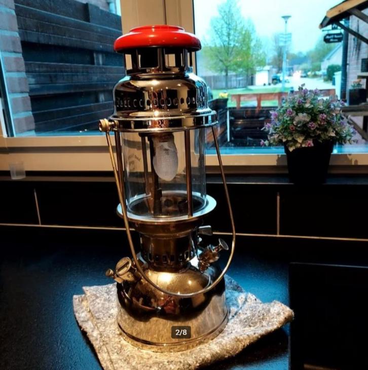 Optimus 1550 / 500CP hogedruklamp, Antiek en Kunst, Antiek | Lampen, Ophalen of Verzenden