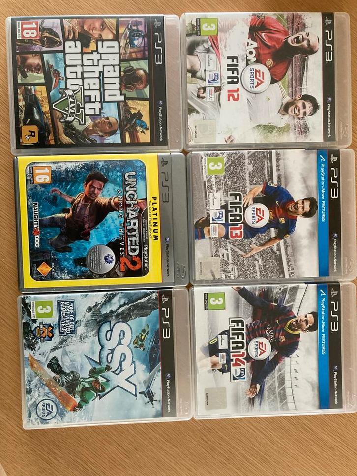 PS3 Games - GTA, FIFA, Uncharted, SSX, Spelcomputers en Games, Games | Sony PlayStation 3, Gebruikt, Avontuur en Actie, 1 speler
