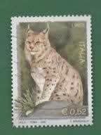Katachtigen - Italia - 2875 - Lynx - jr.'02 - gebr, Ophalen of Verzenden, Gestempeld, Dier of Natuur