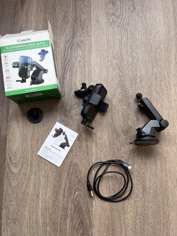 iSetchi GripGo T.houder Auto met Qi Draadloze Oplader Auto  beschikbaar voor biedingen