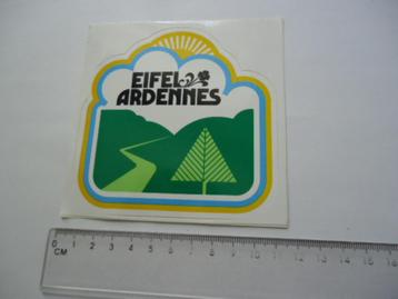 sticker EIFEL ARDENNEN Ardennes natuur strip pop art belgie beschikbaar voor biedingen