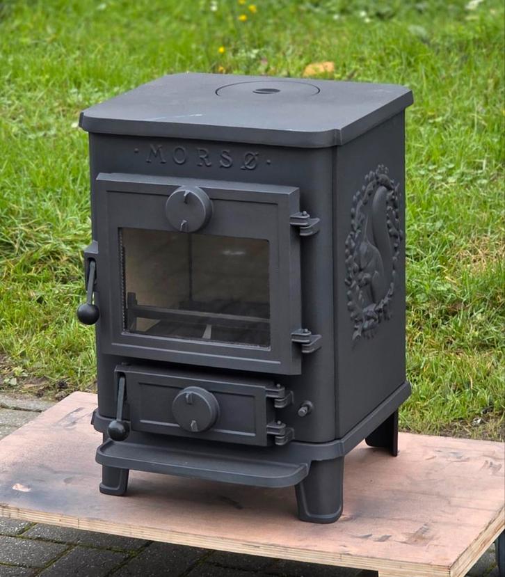 Houtkachel Morso 1410 Eekhoorn, Huis en Inrichting, Kachels, Zo goed als nieuw, Vrijstaand, Houtkachel, Hout, Ophalen of Verzenden
