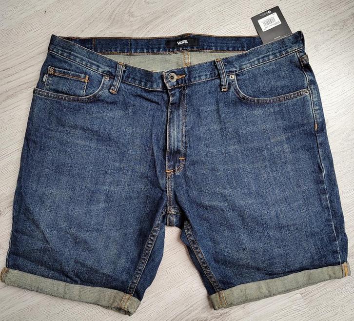 Vans Jeans Short Nieuw!, Kleding | Heren, Spijkerbroeken en Jeans, Nieuw, W36 - W38 (confectie 52/54), Blauw, Ophalen of Verzenden