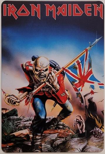 Iron Maiden Trooper vlag reclamebord van metaal wandbord  beschikbaar voor biedingen