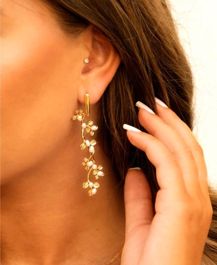Bohemian oorbellen, Sieraden, Tassen en Uiterlijk, Oorbellen, Nieuw, Overige materialen, Goud, Ophalen of Verzenden