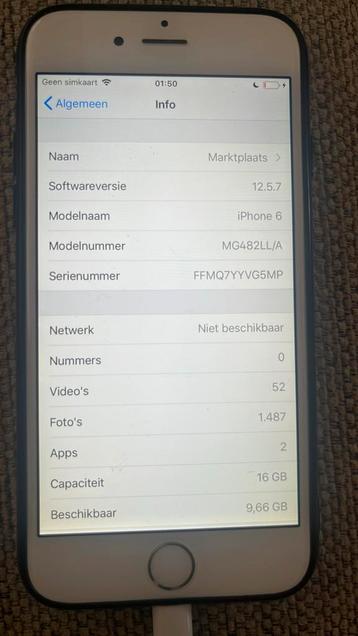 iPhone 6 16gb goede staat beschikbaar voor biedingen
