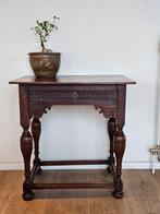 Antiek Engels houten tafeltje bijzettafel sidetable tafel, Ophalen