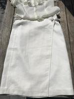 Zomerse omslagrok van Ralph Lauren in off-white, maat 8, Maat 38/40 (M), Verzenden, Wit, Zo goed als nieuw