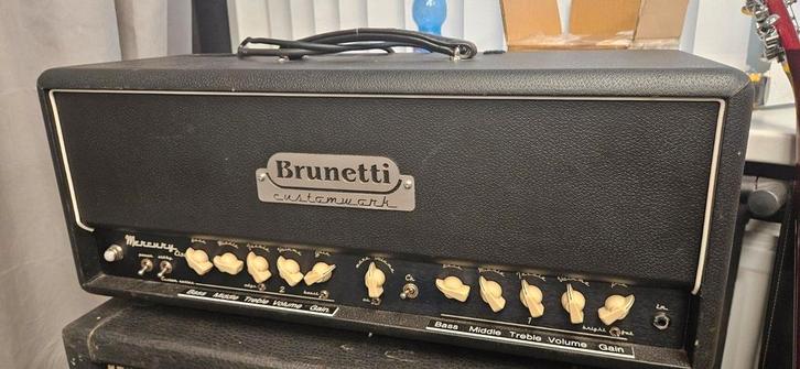 Buizenversterker 50watt. Brunetti Mercury EL34, Muziek en Instrumenten, Versterkers | Bas en Gitaar, Zo goed als nieuw, Ophalen of Verzenden