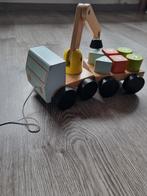 Houten hijskraan, Kinderen en Baby's, Speelgoed | Thomas de Trein, Ophalen of Verzenden, Gebruikt