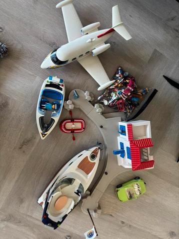 Playmobil vakantie (haven, boten, vliegtuig etc) beschikbaar voor biedingen
