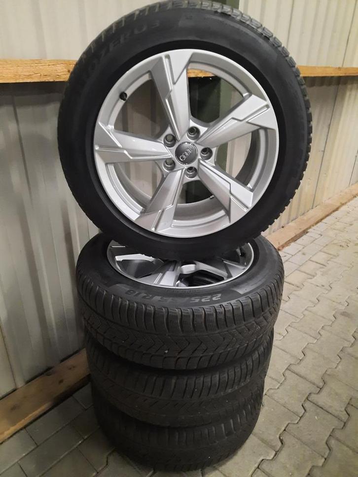 18 inch velgen 5×112 ORIGINELE AUDI A6 C7 C8 Q3 WINTERSETJE, Auto-onderdelen, Banden en Velgen, Banden en Velgen, Winterbanden