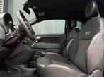 FIAT 500S 500 S 1.2 SPORT 2013 LEDER-ALCANTARA 16 INCH AIRCO, Auto's, Voorwielaandrijving, 4 cilinders, 840 kg, Zwart