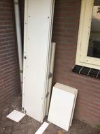Witte schappenkast/rek 188x122, Ophalen, Met plank(en), Kunststof, Gebruikt