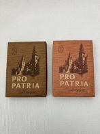 2 sigarendoosjes Pro Patria (geen blik), Verzamelen, Blikken, Ophalen of Verzenden, Zo goed als nieuw, Overige