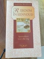 Sarah Ban Breathnach - Rijkdom in eenvoud, Boeken, Esoterie en Spiritualiteit, Gelezen, Sarah Ban Breathnach, Ophalen of Verzenden