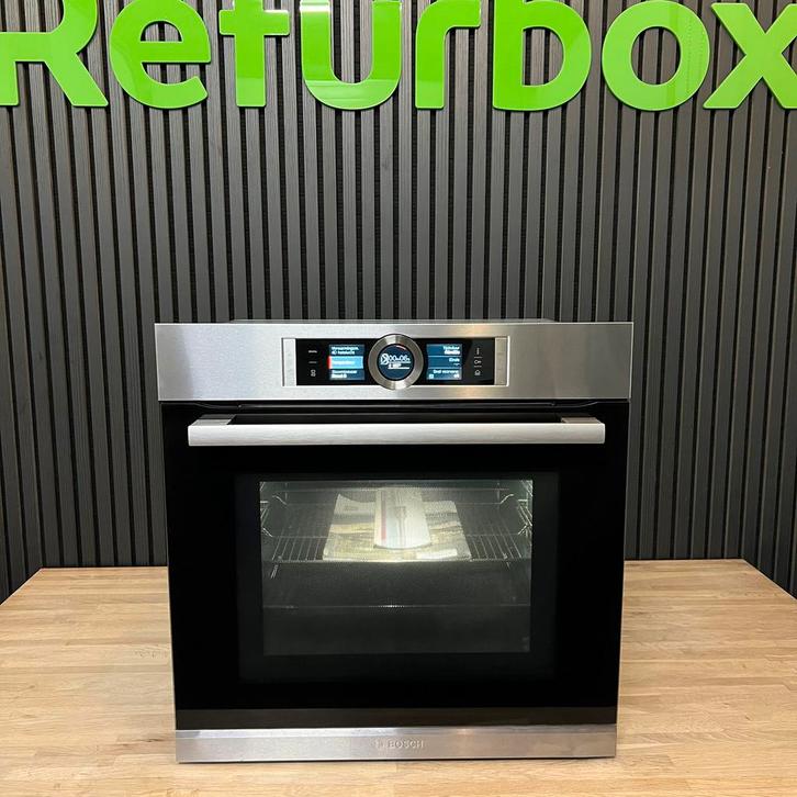 Bosch Serie 8 inbouw combi stoom / magnetron / oven, Witgoed en Apparatuur, Ovens, Refurbished, Inbouw, Oven met grill, Hete lucht