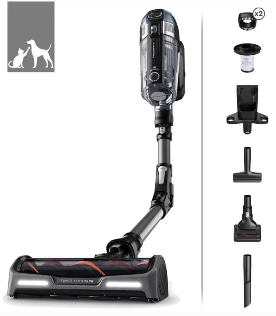 Rowenta X Force Flex 14.60. (200W) met nieuwe batterij, Witgoed en Apparatuur, Stofzuigers, Stofzuiger, Ophalen of Verzenden, Zo goed als nieuw
