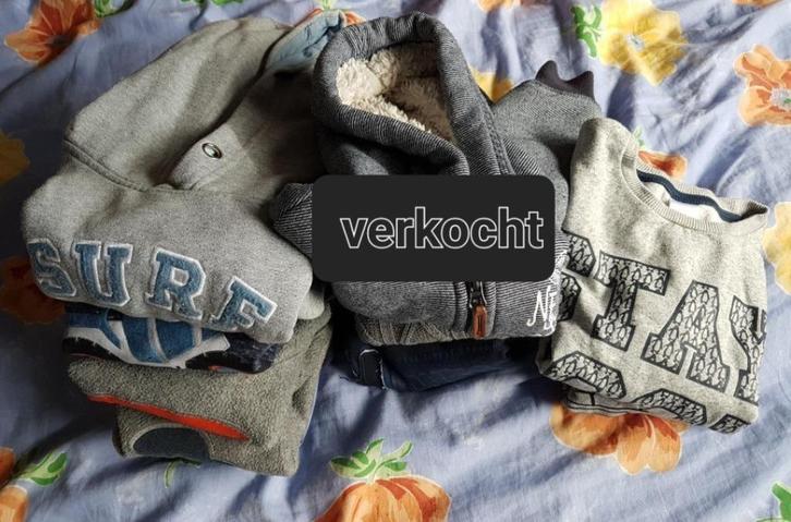9x zgan jongens kleding 8 maat 122 en 1x maat 130, Kinderen en Baby's, Kinderkleding | Maat 122, Zo goed als nieuw, Jongen, Trui of Vest
