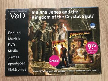 Reclame foldertje electronica- en muziekafdeling V&D 2008 beschikbaar voor biedingen