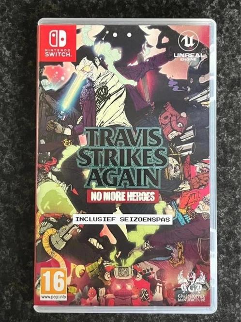 Travis Strikes Again No More Heroes Nintendo Switch PAL game, Spelcomputers en Games, Games | Nintendo Switch, Zo goed als nieuw