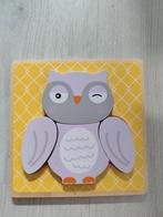 Houten Puzzel Uil - Leerzaam en Leuk!, Ophalen of Verzenden, Zo goed als nieuw, Van hout, Minder dan 10 stukjes