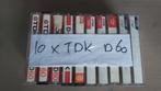 Cassettebandjes TDK D60 10 stuks, Gebruikt, 2 t/m 25 bandjes, Overige genres, Ophalen of Verzenden
