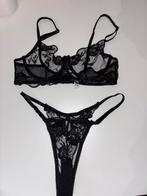 Lingeriesetje - LouLoungerie, Kleding | Dames, Verzenden, Zwart, Setje