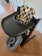 Complete zwarte Stokke tripp trapp!, Kinderen en Baby's, Kinderstoelen, Ophalen, Zo goed als nieuw, Meegroeistoel, Stoelverkleiner
