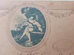 decoratieve papieren omslag zeer oud, Ophalen of Verzenden