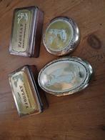 VIER OUDE CHOCOLADE BLIKKEN, Verzamelen, Blikken, Ophalen of Verzenden, Gebruikt, Overige, Overige merken