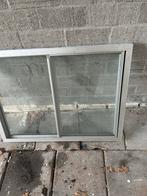 Schuifraam - Tweezijdig te openen, Doe-het-zelf en Verbouw, Ophalen, Gevelraam of Ruit, Gebruikt, Minder dan 80 cm
