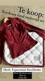equestrian stockholm bordeaux rood wedstrijdjasje 36, Dieren en Toebehoren, Dressuur, Ophalen of Verzenden, Zo goed als nieuw