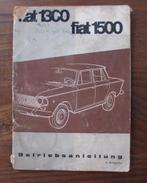 Fiat 1300 - Fiat 1500 Limousine - Betriebsanleitung, Ophalen of Verzenden