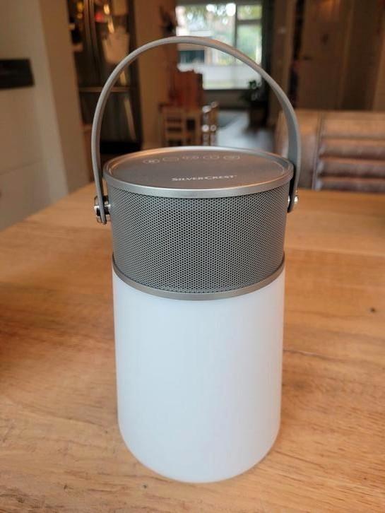 SilverCrest Bluetooth speaker ALS NIEUW, Huis en Inrichting, Lampen | Overige, Zo goed als nieuw, Ophalen of Verzenden