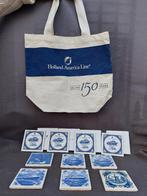 10 tegeltjes en tas Holland America Line, Verzamelen, Ophalen of Verzenden, Zo goed als nieuw, Motorboot, Overige typen