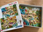 2 puzzel in 1, 60 st, dierentuin, Ophalen of Verzenden, Zo goed als nieuw