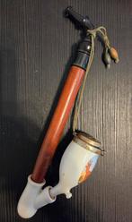Oude Pijp met Herten Afbeelding, Ophalen of Verzenden, Gebruikt, (Water)pijp