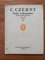 C. CZERNY  -  Erster Lehrmeister Opus 599 (bladmuziek), Muziek en Instrumenten, Bladmuziek, Gebruikt, Verzenden, Klassiek, Artiest of Componist