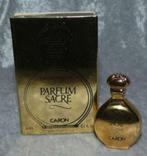 Luxe parfum mini - Caron Parfum sacre, Verzamelen, Ophalen of Verzenden, Zo goed als nieuw, Miniatuur, Gevuld