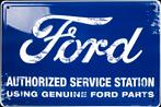 Ford authorized service station bord F150 F100 Escort Fiesta, Nieuw, Reclamebord, Ophalen of Verzenden