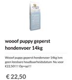 Wooof puppy geperst hondenvoer 14kg, Ophalen of Verzenden, Hond