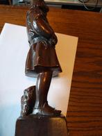 Houten Beeldje van Jongen, Antiek en Kunst, Ophalen of Verzenden