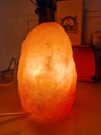 Zoutsteen lamp(+/- 18 cm hoog), Huis en Inrichting, Ophalen of Verzenden, Zo goed als nieuw, Minder dan 50 cm