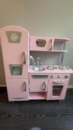 Roze speelkeuken KIDKRAFT retro, Kinderen en Baby's, Speelgoed | Speelkeukens, Ophalen, Zo goed als nieuw, Speelkeuken