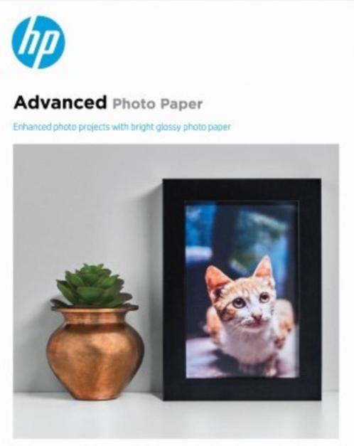 HP Q8692 Advanced Glossy Photo Paper 10 x 15 cm - 2x 50 vel, Audio, Tv en Foto, Fotografie | Fotopapier, Nieuw, Ophalen of Verzenden