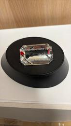 Swarovski plaquette jaarstuk Harlekijn, Verzamelen, Swarovski, Ophalen of Verzenden, Zo goed als nieuw, Figuurtje