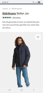 Didriksons Stefan jas heren blauw L gekocht 8-11-25, Ophalen of Verzenden, Zo goed als nieuw, Blauw